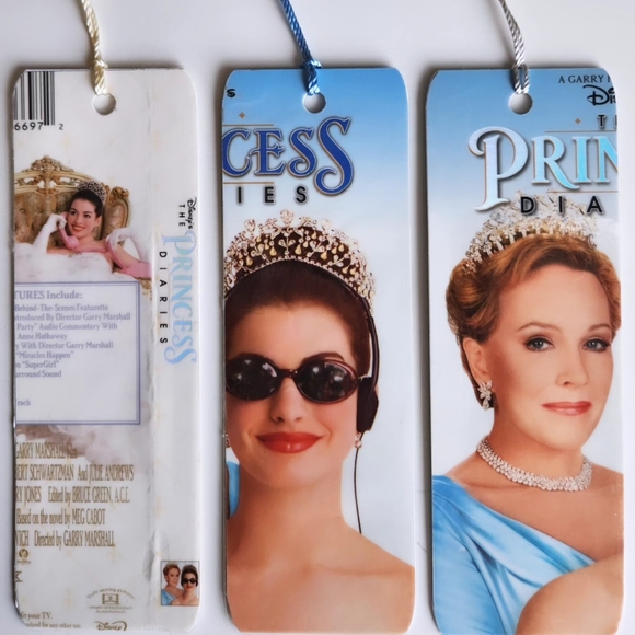 3 Princess Diaries Bookmarks Made With Real Dvd Inserts Millenial Y2K Nostalgia - Picture 5 of 9